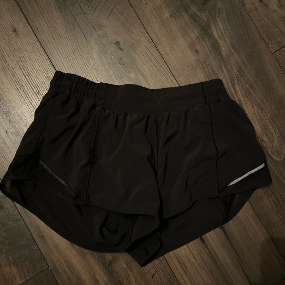 Lululemon 2.5” Hotty Hot Black Shorts. Size 8. Great condition. Worn 5 times max